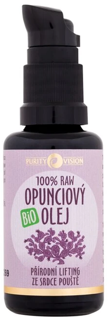 Purity Vision Raw Bio Opuntia Oil opuncijų aliejus, 30 ml
