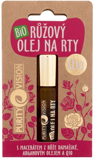 Purity Vision Bio Rose Oil lūpų aliejus, 10 ml