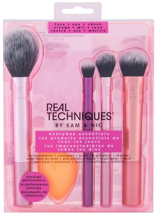 Real Techniques Everyday Essentials makiažo šepetėlių rinkinys 5 vnt.