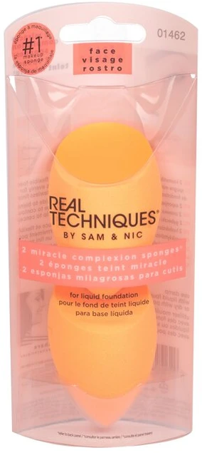 Real Techniques Miracle Complexion Sponge Pack Duo makiažo kempinėlės