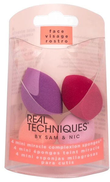 "Real Techniques Miracle Complexion" mini kempinėlių rinkinys 4 vnt