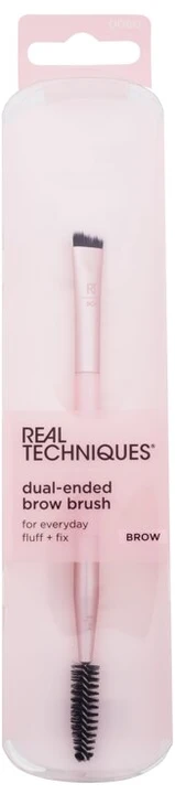 "Real Techniques" dvipusis antakių šepetėlis 1 vnt