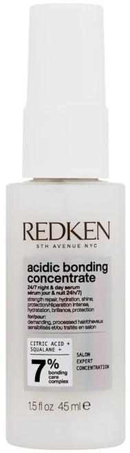 Redken Intensive dieninis ir naktinis serumas pažeistiems plaukams atstatyti Acidic Bonding Concentrate (24/7 Night & Day Serum), 45 ml