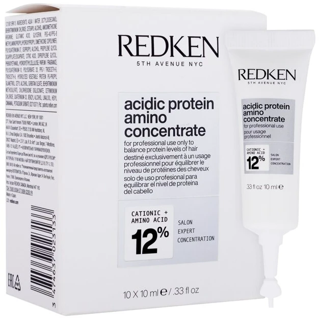 Redken rūgštinis baltymų amino koncentratas 10 x, 10 ml
