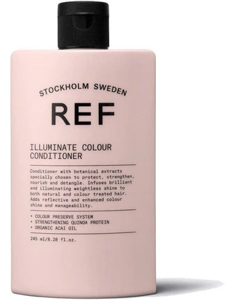 Ref Stockholm, „Illuminate Colour“ plaukų kondicionierius be sulfatų, maitina ir stiprina plaukų atspalvį, 245 ml