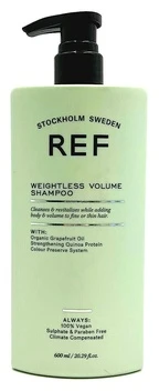 REF Weightless Volume Šampūnas, 600 ml