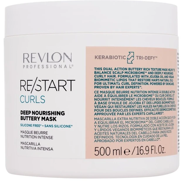 "Revlon Re-Start Curls maitininantis Mask maitinamoji kaukė 500 ml