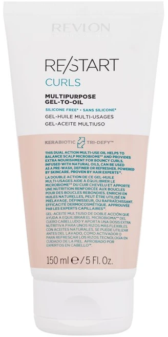 "Revlon Re-Start Curls" daugiafunkcinis gelis su aliejumi 150ml