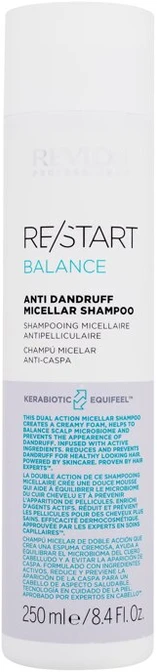 Revlon Re-Start Balance micelinis šampūnas nuo pleiskanų 250 ml