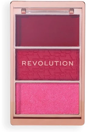 Revolution Beauty Makeup Revolution Blush Icon Palette - Paletka tvářenek 10,5 g My Cherry Truth