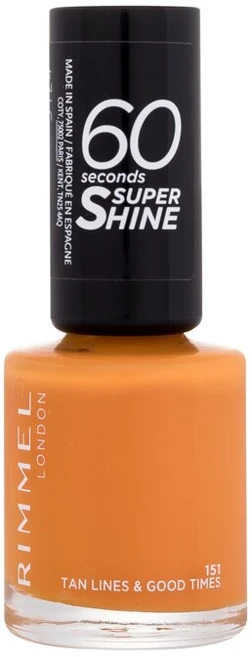 Rimmel London 60 Seconds Super Shine Nagų lakas moterims, 8 ml