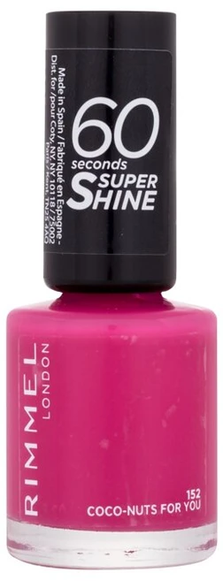 Rimmel London 60 Seconds Super Shine Nagų lakas moterims, 8 ml