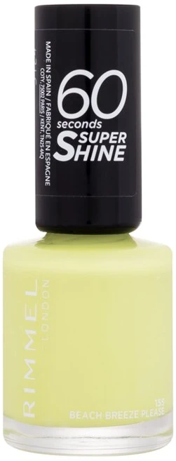 "Rimmel London 60 Seconds Super Shine 155-Beach Breeze" nagų lakas 8ml