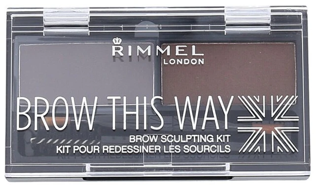 Rimmel London "Rimmel Brow This Way" antakių formavimo rinkinys 003 Dark Brown