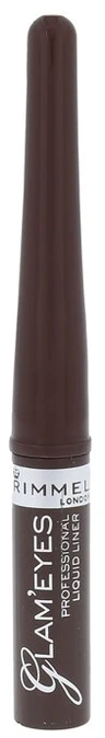 "Rimmel London Glam Eyes Profesional Liquid Liner" skystas akių pravedimas 002