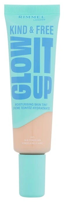 „Rimmel London Kind & Free Glow It Up“ drėkinamasis odos atspalvio makiažo pagrindas