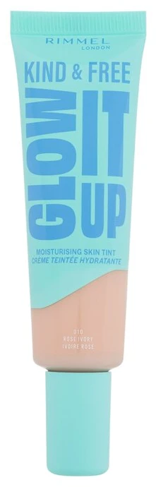 „Rimmel London Kind & Free Glow It Up“ drėkinamasis odos atspalvio makiažo pagrindas