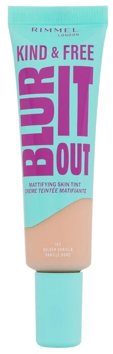 „Rimmel London Kind & Free Blur It Out“ matinį atspalvį suteikiantis makiažo pagrindas