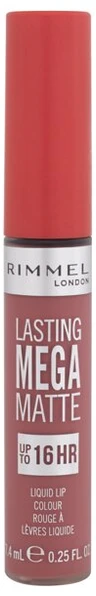Rimmel London Lasting Mega Matte skysti lūpų dažai 210-Rose and Shine 7,4ml