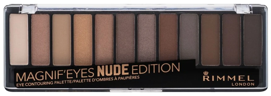 Rimmel London "Rimmel Magnif'eyes" akių kontūravimo paletė "Nude Edition 001