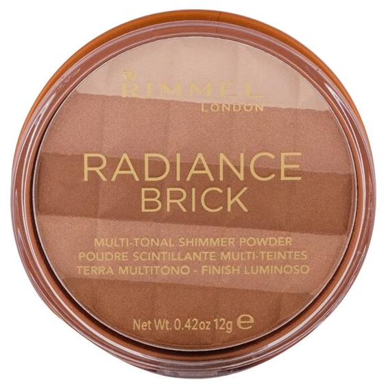 Rimmel London švytėjimo suteikiantis Brick Bronzer moterims, 12 g