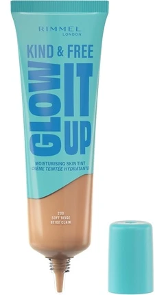 „Rimmel“ drėkinamasis makiažo pagrindas „Kind & Free Glow It Up“ (skin Tint) 30 ml