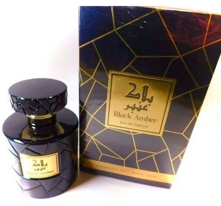 Risala Juodas Amber EDP parfumuotas vanduo vyrams, 100 ml