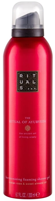 Rituals The Ritual of Ayurveda Foaming Dušo želė putojantysis dušo gelis, 200 ml