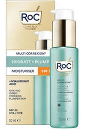 ROC Multi Correxion Hydrate & Plump Daily Moisturiser SPF 30 drėkinamasis ir putlinamasis veido kremas, 50 ml