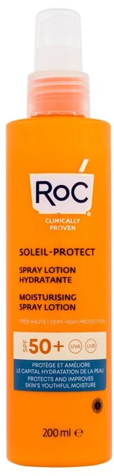 "Roc Soleil Protect drėkinamasis purškiamasis losjonas Spf50+ 200ml
