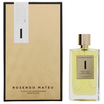 Rosendo Mateu Nr.1 Bergamočių arbatos lapų sandalmedžio kvepalų purškiklis 100ml