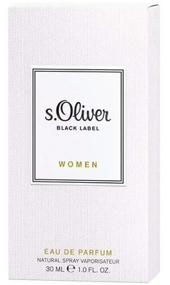 s.Oliver Juodas Label Women EDP parfumuotas vanduo moterims, 30 ml