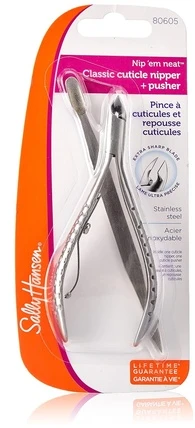 Sally Hansen Beauty Tools Nip'em Neat Classic Cuticle Nipper and Pusher