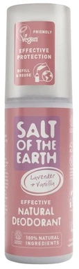 „Salt Of The Earth“ natūralus dezodorantas su levandomis ir vanile „Pure Aura“ (Natura l Dezodorantas), 100 ml