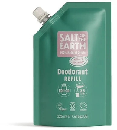 Salt Of The Earth Natural roll-on dezodorantas Melonas ir Agurkas Deo papildymas - papildymas