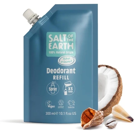 Salt Of The Earth Deodorantas purškalas Ocean & Coconut Dezodorantas papildymas
