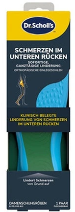 Scholl Ortopediniai batų įdėklai „In-Balance Lower Back Insoles“ 1 pora