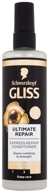 Schwarzkopf Gliss Ultimate Repair Express-Repair-kondicionierius nenuplaunamas plaukų priežiūra moterims, 200 ml