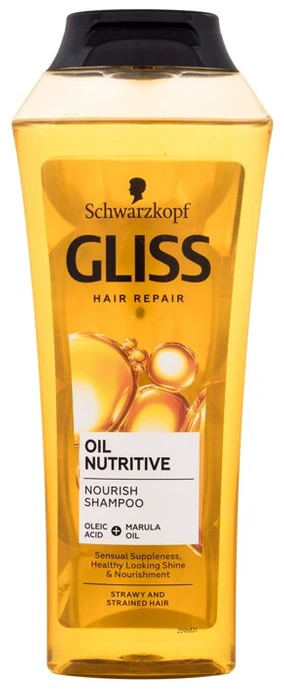 Schwarzkopf Gliss Oil Nutritive Šampūnas moterims, 400 ml