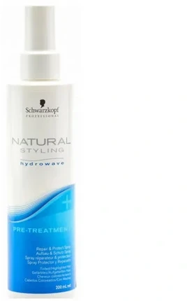 Schwarzkopf Natural Styling prieš gydymą, taiso ir apsaugo