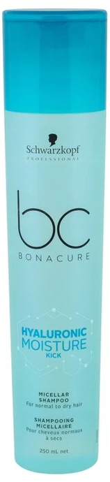 Schwarzkopf BC HYALURONIC MOISTURE KICK micellar Šampūnas 250 ml