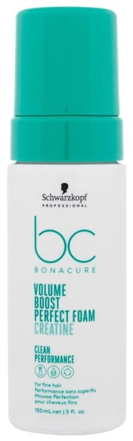 Kondicionuojančios plaukų putos Schwarzkopf Bonacure Volume Boost Perfect Foam Creatine 150ml
