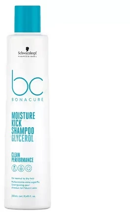 Drėkinamasis plaukų šampūnas Schwarzkopf Professional Bonacure Moisture Kick Šampūnas Glycerol 250ml