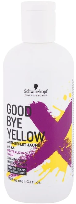 Schwarzkopf Goodbye Geltona spalvą Neutralizuojantis šampūnas 300ml
