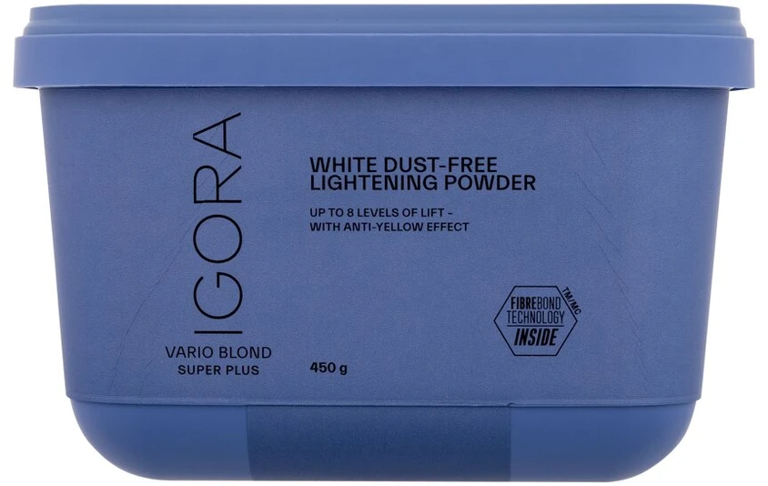 Schwarzkopf Profesionalūs Igora Vario Blond Plus Baltas šviesinamieji milteliai plaukų dažams be dulkių
