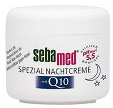 Sebamed naktinis kremas su Q10 nuo senėjimo (specialus naktinis kremas) 75 ml