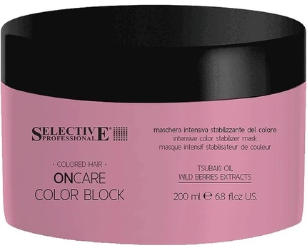 Selective Professional Kaukė dažytiems plaukams Selective On Care Color Block Mask 200ml