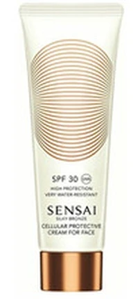 Sensai Silky Bronze Sun Care Kreminis For Face SPF 30 apsauginis veido kremas, 50 ml