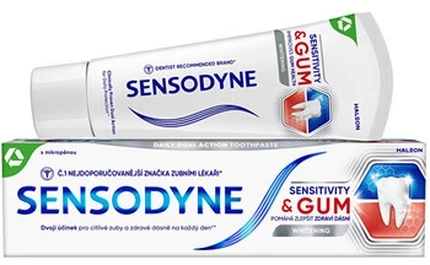 Sensodyne Dantų pasta jautriems dantims Jautrumas ir dantenų balinimas 75 ml