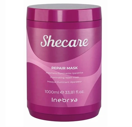 Inebrya SheCare Repair Mask atkuriamoji plaukų kaukė, 1000 ml